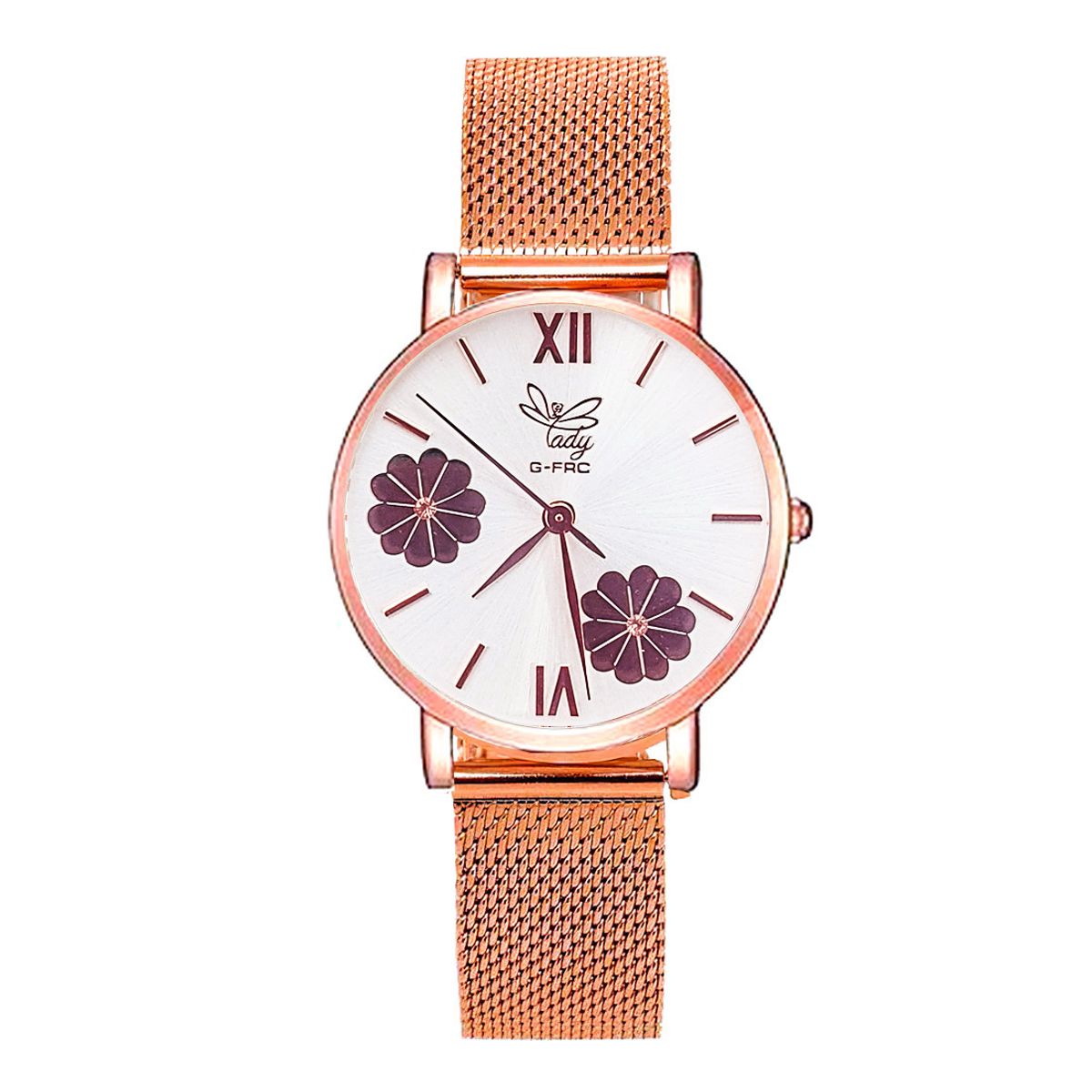 GFORCE - Reloj G-force Original L-620 Flores Dama Acero  Estuche