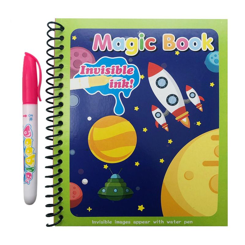 ENFANT'ASY - Libro Para Colorear Con Agua Niños Reutilizable Didáctico