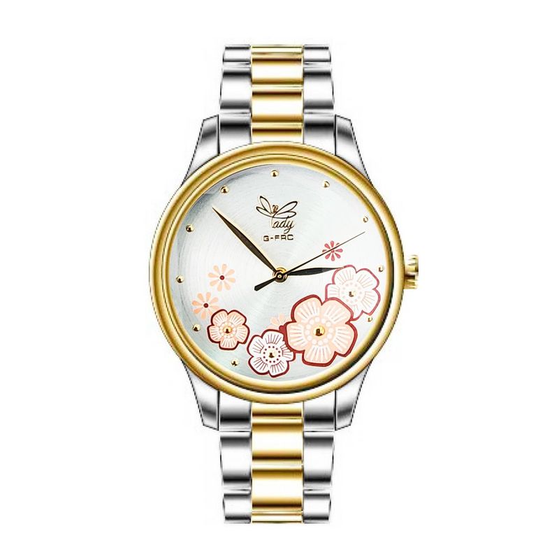 GFORCE - Reloj G-force Original L-615 Flower Dama Acero  Estuche