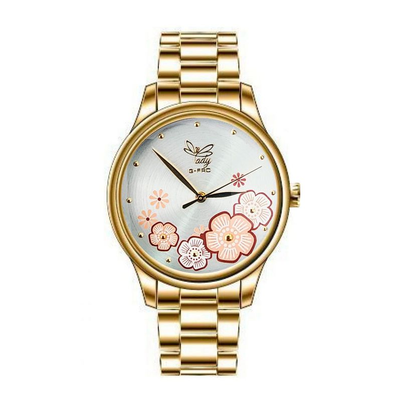 GFORCE - Reloj G-force Original L-615 Flower Dama Acero  Estuche