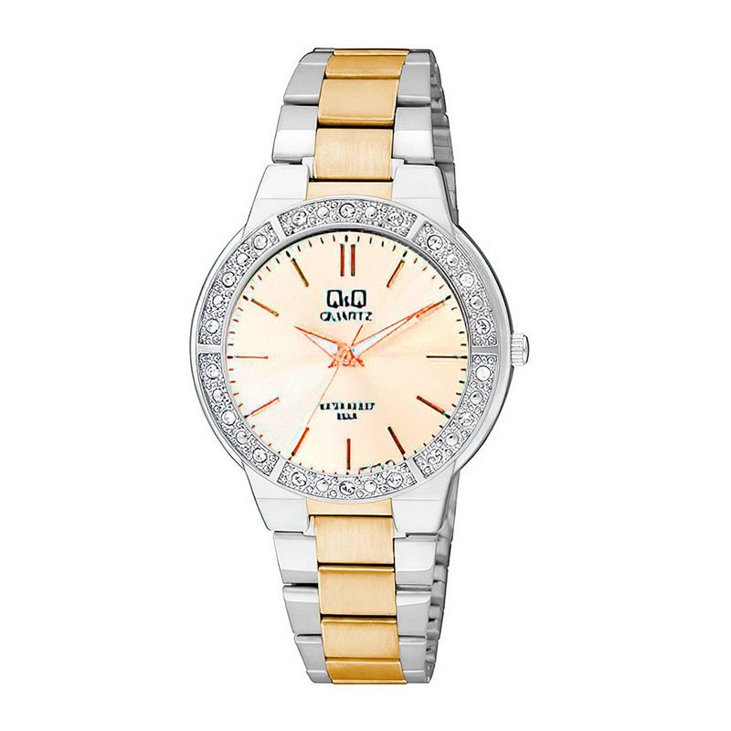 Q&Q - Reloj Qq Qyq Acero Inoxidable Dama Murano  Estuche