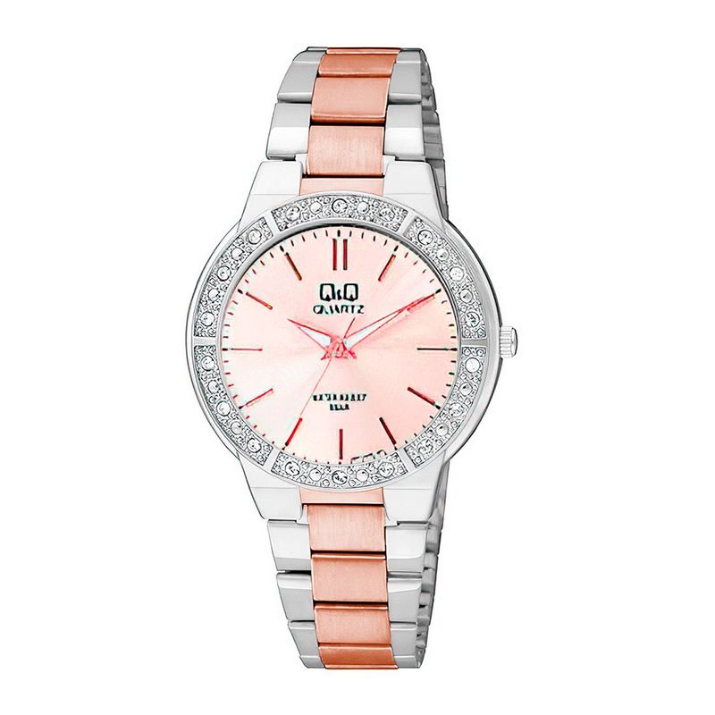 Q&Q - Reloj Qq Qyq Acero Inoxidable Dama Murano  Estuche