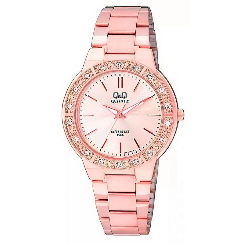 Q&Q - Reloj Qq Qyq Acero Inoxidable Dama Murano  Estuche