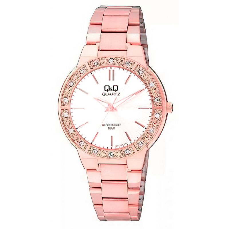 Q&Q - Reloj Qq Qyq Acero Inoxidable Dama Murano  Estuche