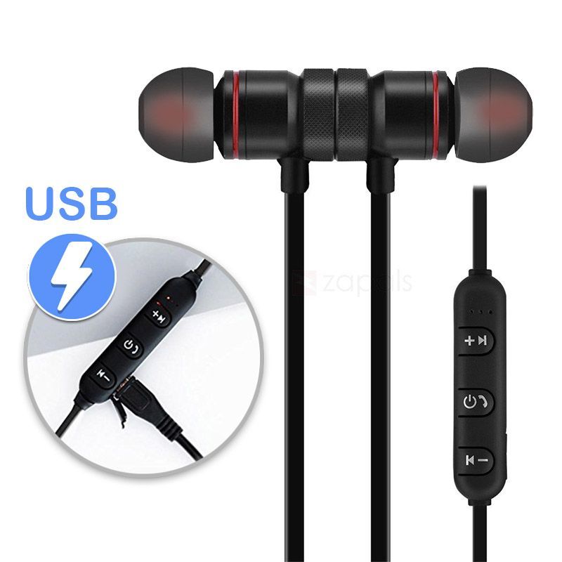 Audífonos deportivos bluetooth magnéticos manos libres rf m9