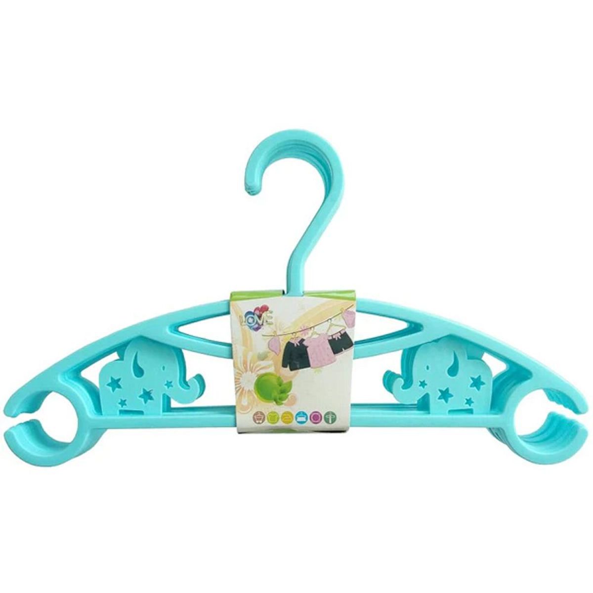 GENERICO - Ganchos para Ropa de Bebe motivo elefante x 25 Unds Ref.8165