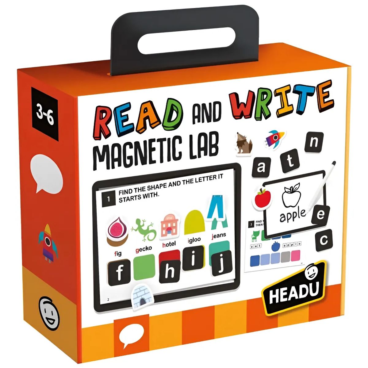 GENERICO - Juego Laboratorio Magnético De Lectura Y Escritura Niña Niño