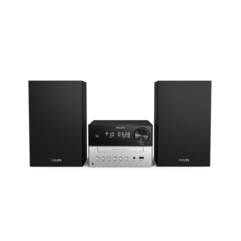 PHILIPS - Microcomponente Philips TAM3205 Negro Bluetooth 18W FM USB