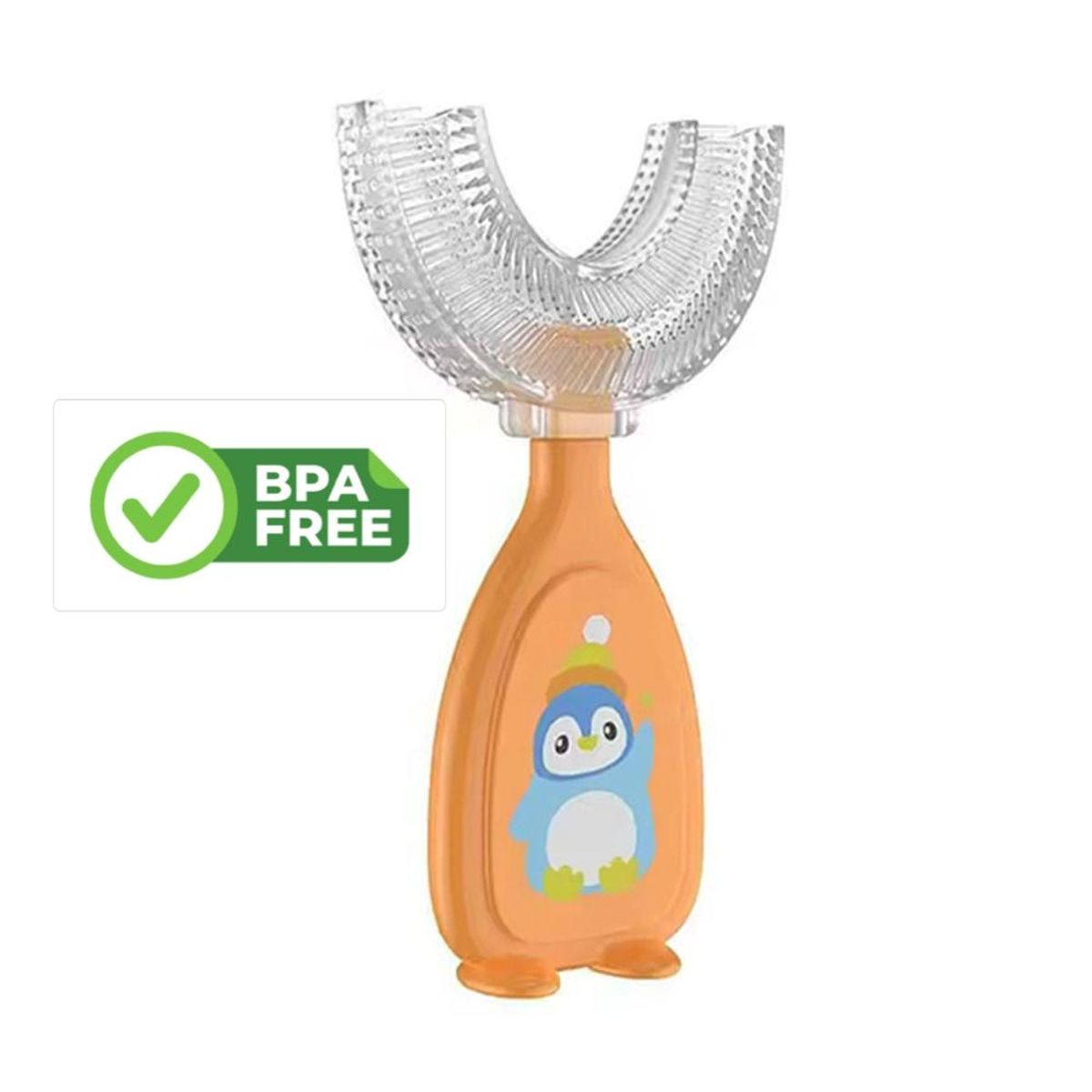 LANZURY IMPORTACIONES - Cepillo Dental Silicona Para Bebé En Forma De U- LIBRE DE BPA