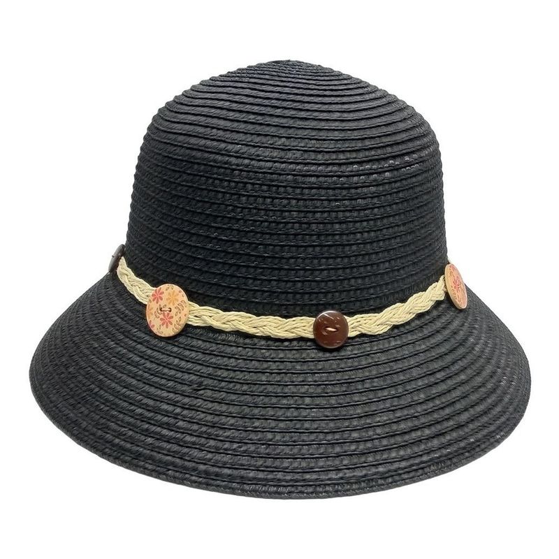 VELBROS - Pava Visera Gorra Jardin Playa Cachucha Ala Ancha Mujer Dama