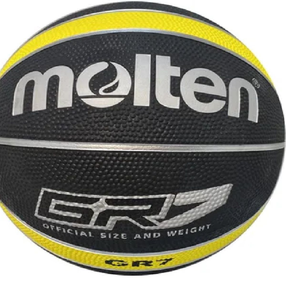 MIYAGI - BALON PARA BALONCESTO MOLTEN GR7 NEGRO AMARILLO