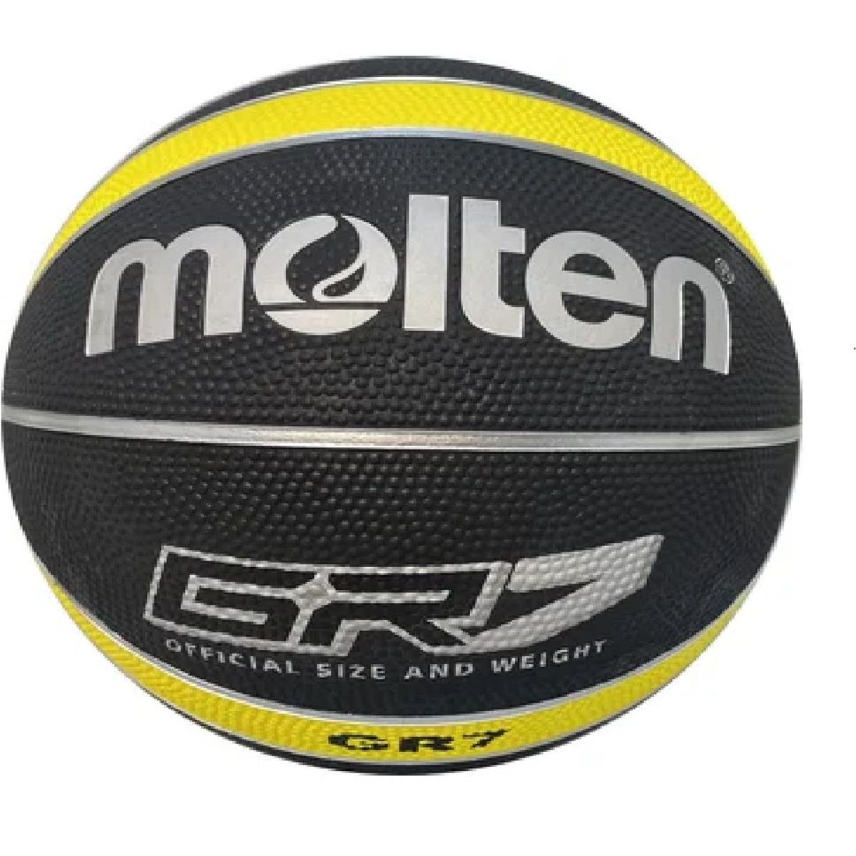 MIYAGI - BALON PARA BALONCESTO MOLTEN GR7 NEGRO AMARILLO