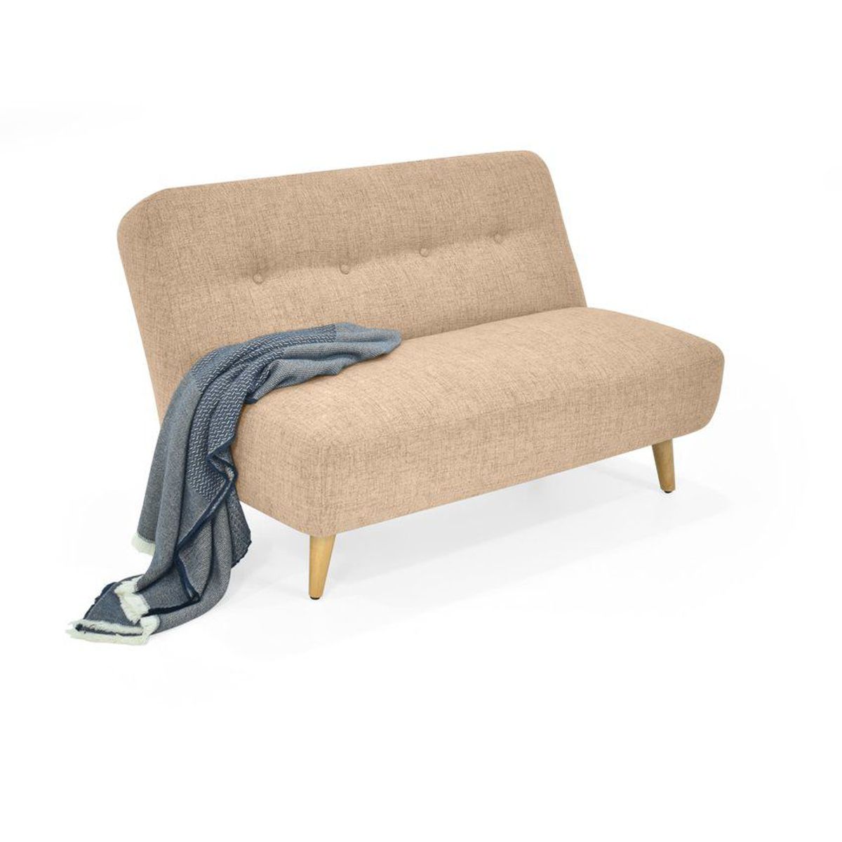 ROCA - Sofá Baltimore en Tela Poliéster Beige