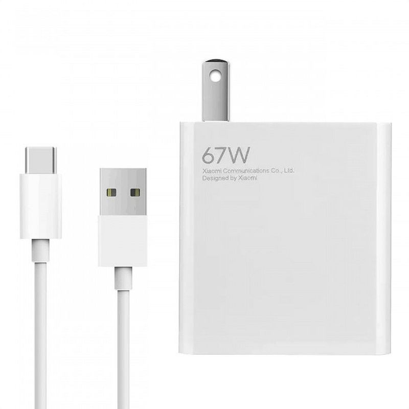 XIAOMI - Xiaomi Kit Cargador Rápido 67W + Cable USB-C  100 Original