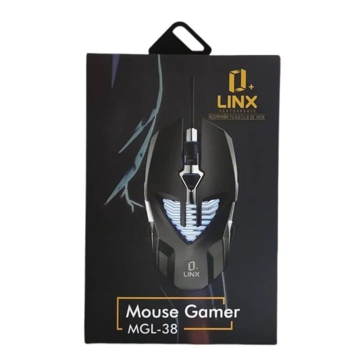 ZER - MOUSE GAMER RGB LINX 3D DPI 3200DPI NEGRO