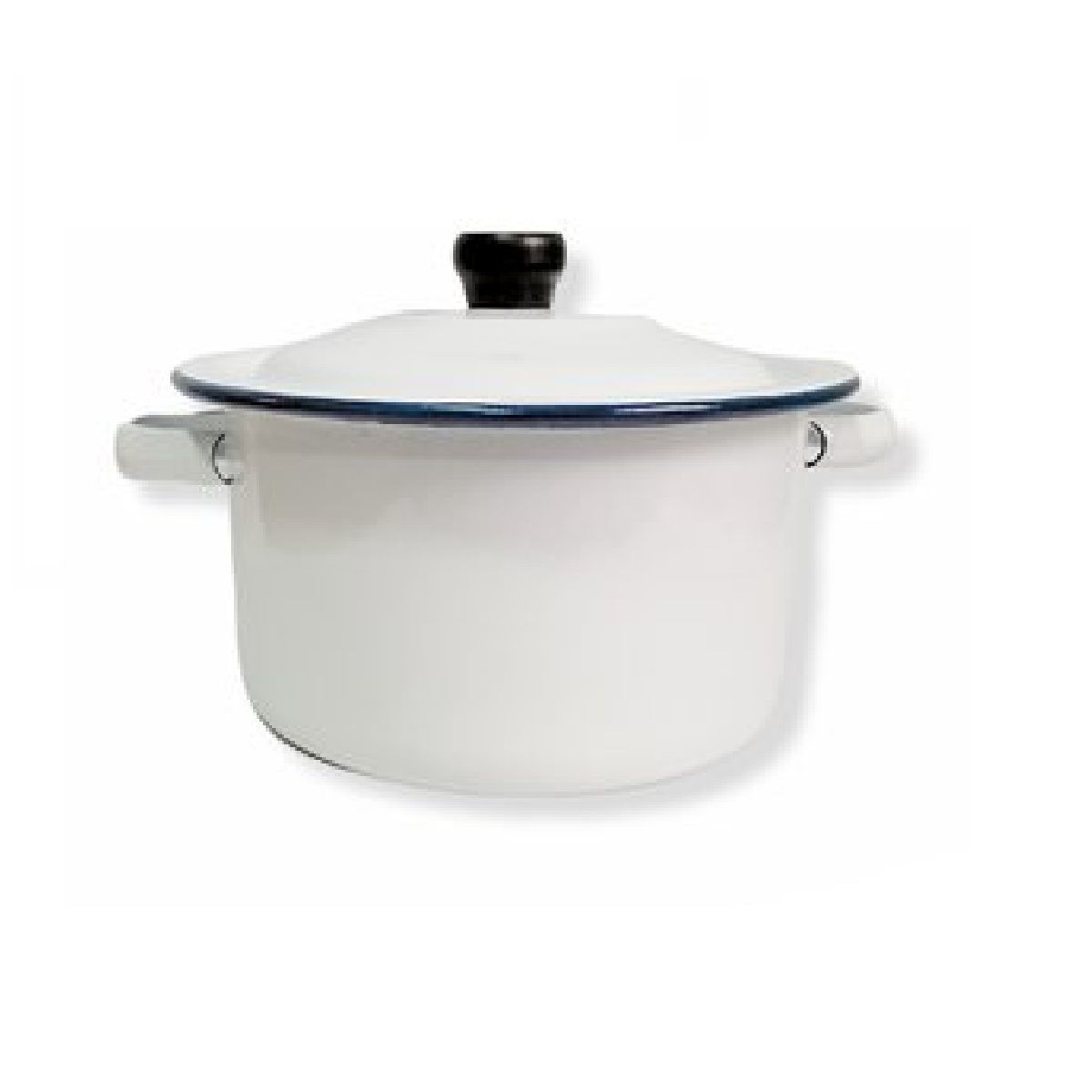 MUNDO BEBE - Olla Esmaltada olla Numero 18 Blanca