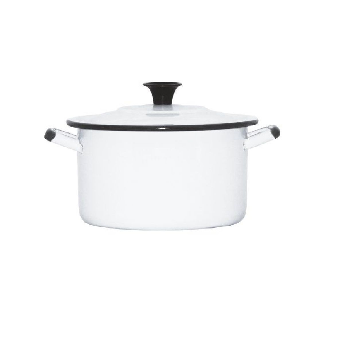 MUNDO BEBE - Olla Esmaltada olla Numero 18 Blanca