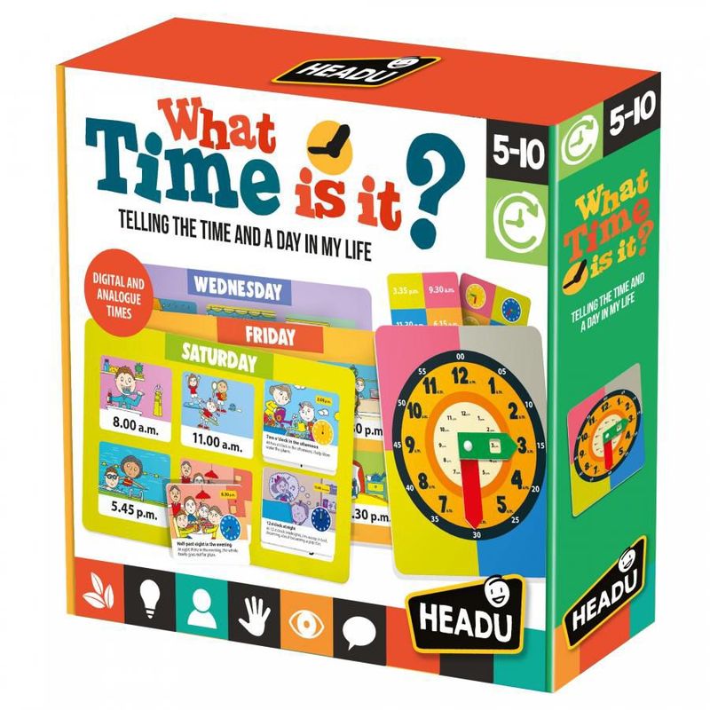 JUGANDO Y EDUCANDO - Juego Didáctico Qué Hora Es Juegos Para Niños Niñas