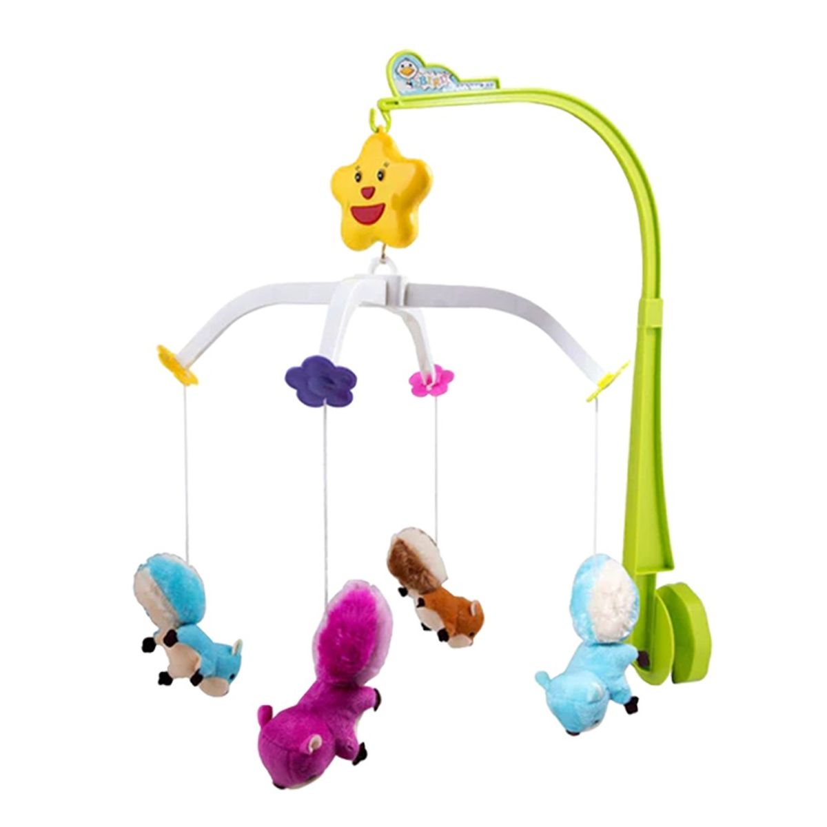 GENERICO - Móvil Musical Para Cuna Bebes - Felpa - ARDILLA