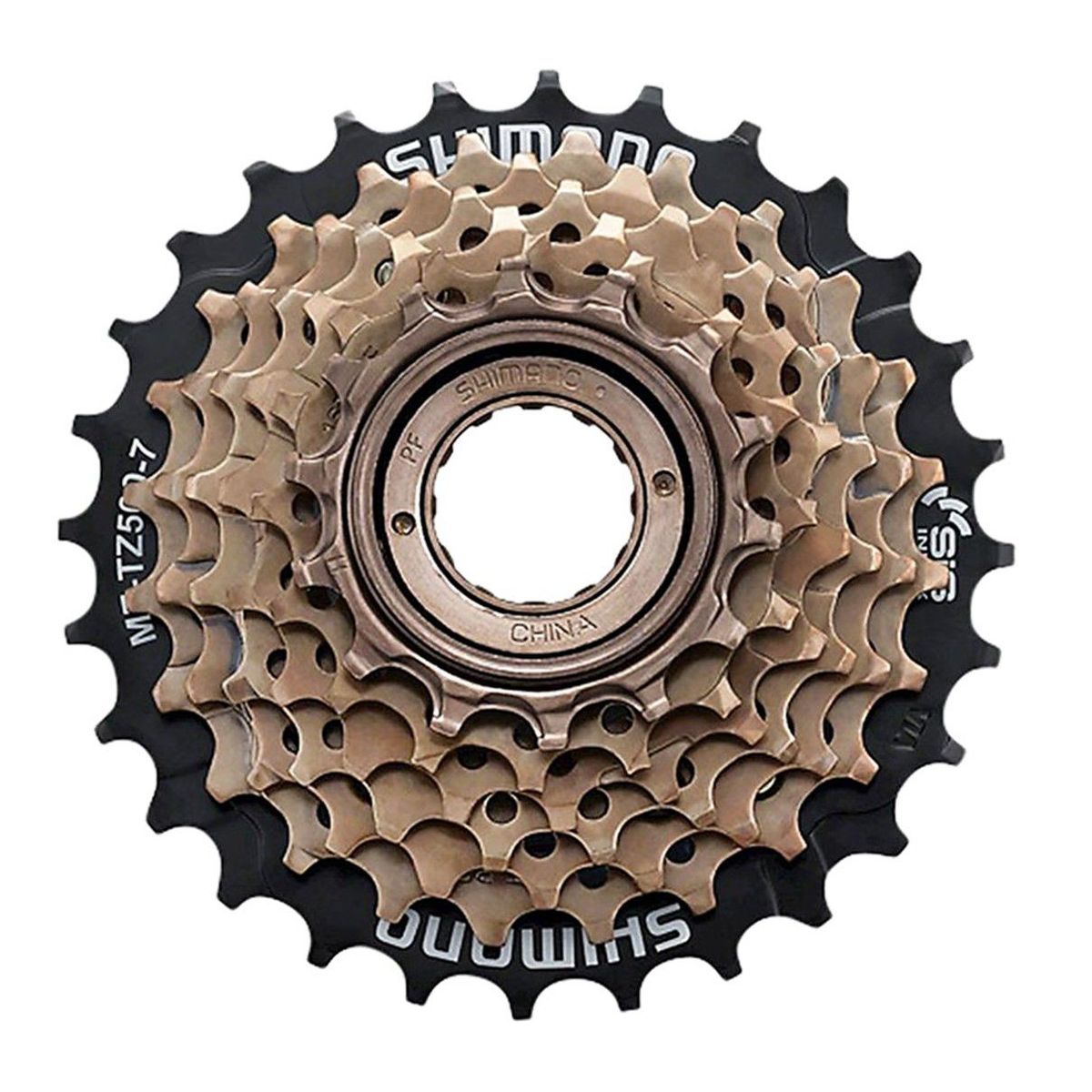 SHIMANO - Pacha Bicicleta Shimano Tz500 7v 14-28 Piñon Rosca