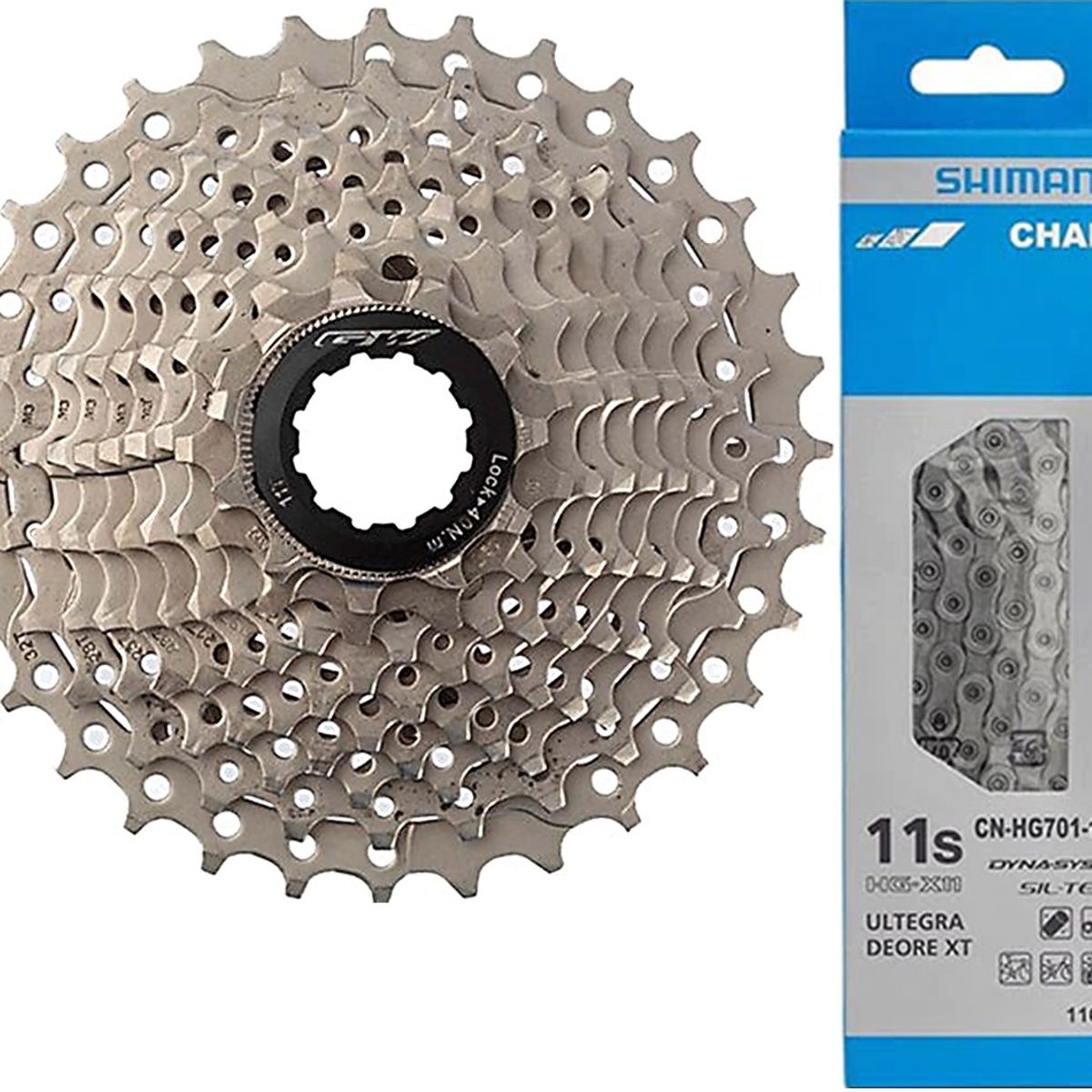 GW - Pacha Cassette Gw 11-28  Cadenilla Shimano Hg701 11v Combo