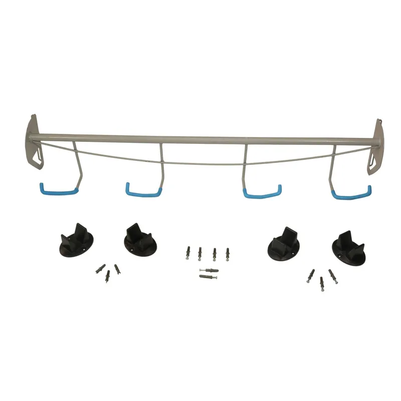 GENERICO - SOPORTE ABW COLGADOR VERTICAL PARA 4 BICICLETAS