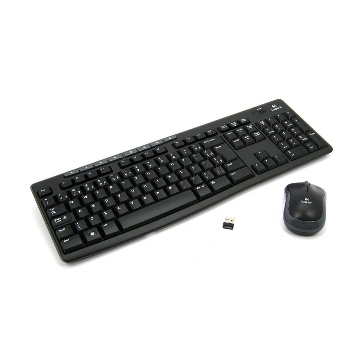 LOGITECH - Combo Teclado Y Mouse Logitech Mk270 Inalambrico