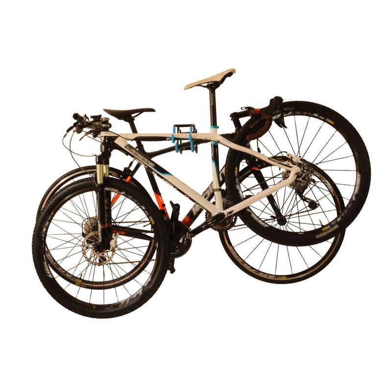 GENERICO - SOPORTE ABW COLGADOR HORIZONTAL PARA 2 BICICLETAS