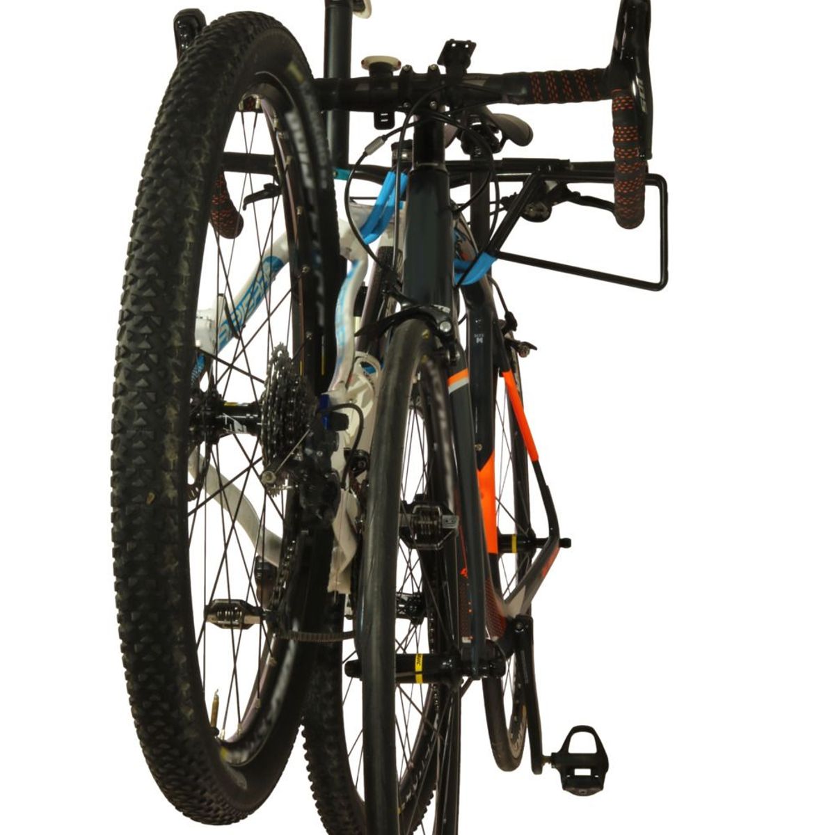 GENERICO - SOPORTE ABW COLGADOR HORIZONTAL PARA 2 BICICLETAS