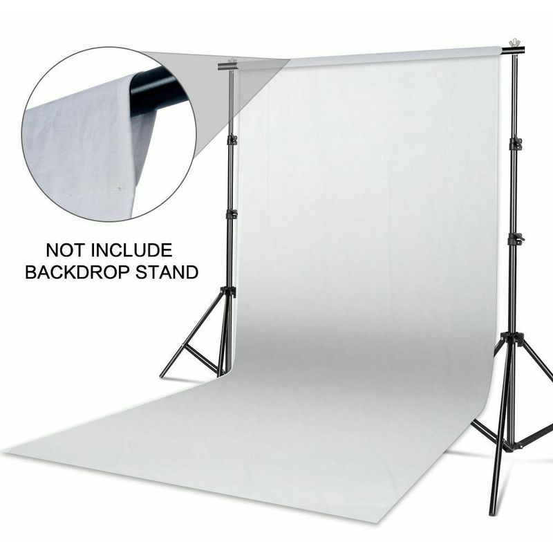 GENERICO - Tela Telon Fondo Foto Estudio Fotografia Blanco Fondo Lino 516526174