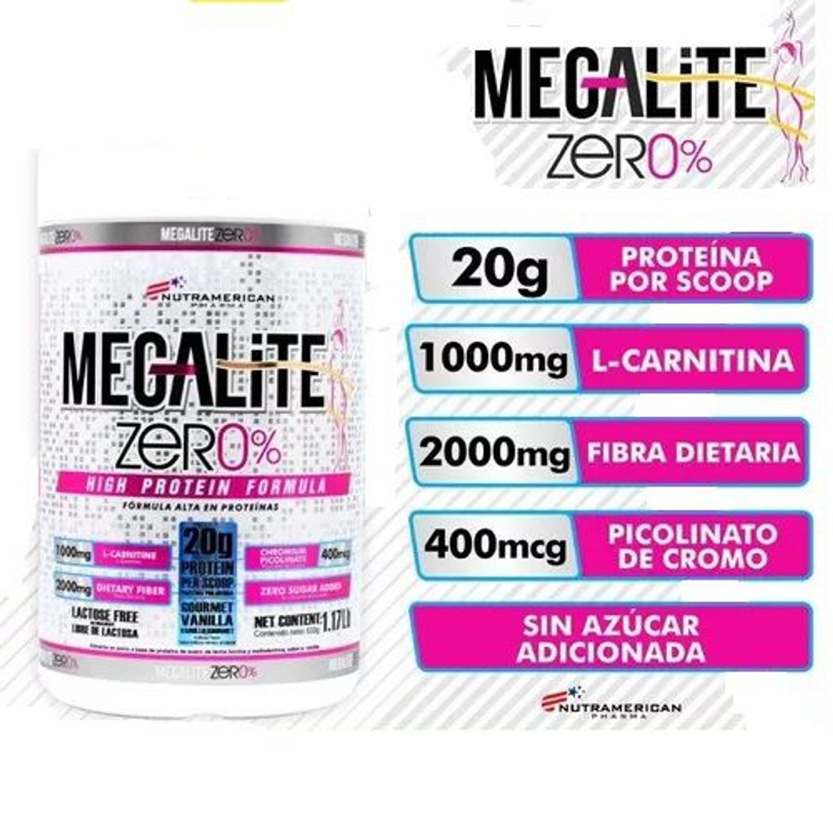 MEGAPLEX - MEGA LITE ZERO HIGH PROTEIN FORMULA