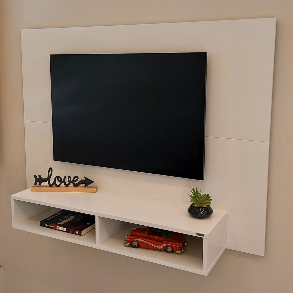 BERTOLINI - Panel de tv hasta 42” 120cm incluye soporte de TV