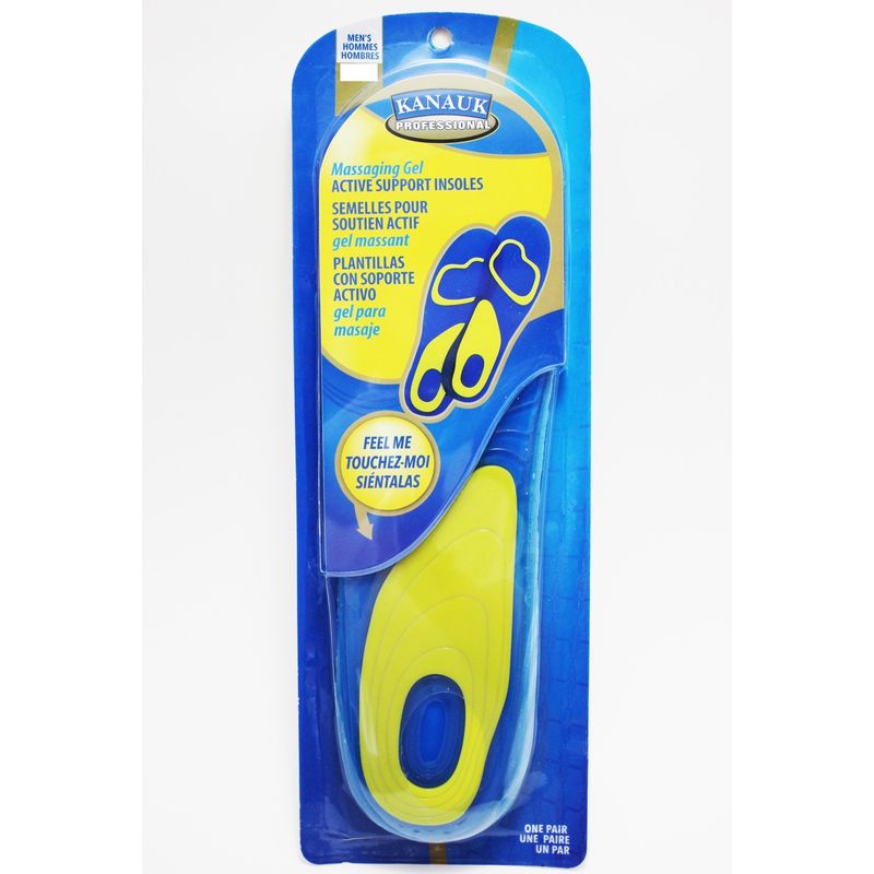 GENERICO - Plantillas Ortopedicas Gel Silicona Azul Relajante Descanso