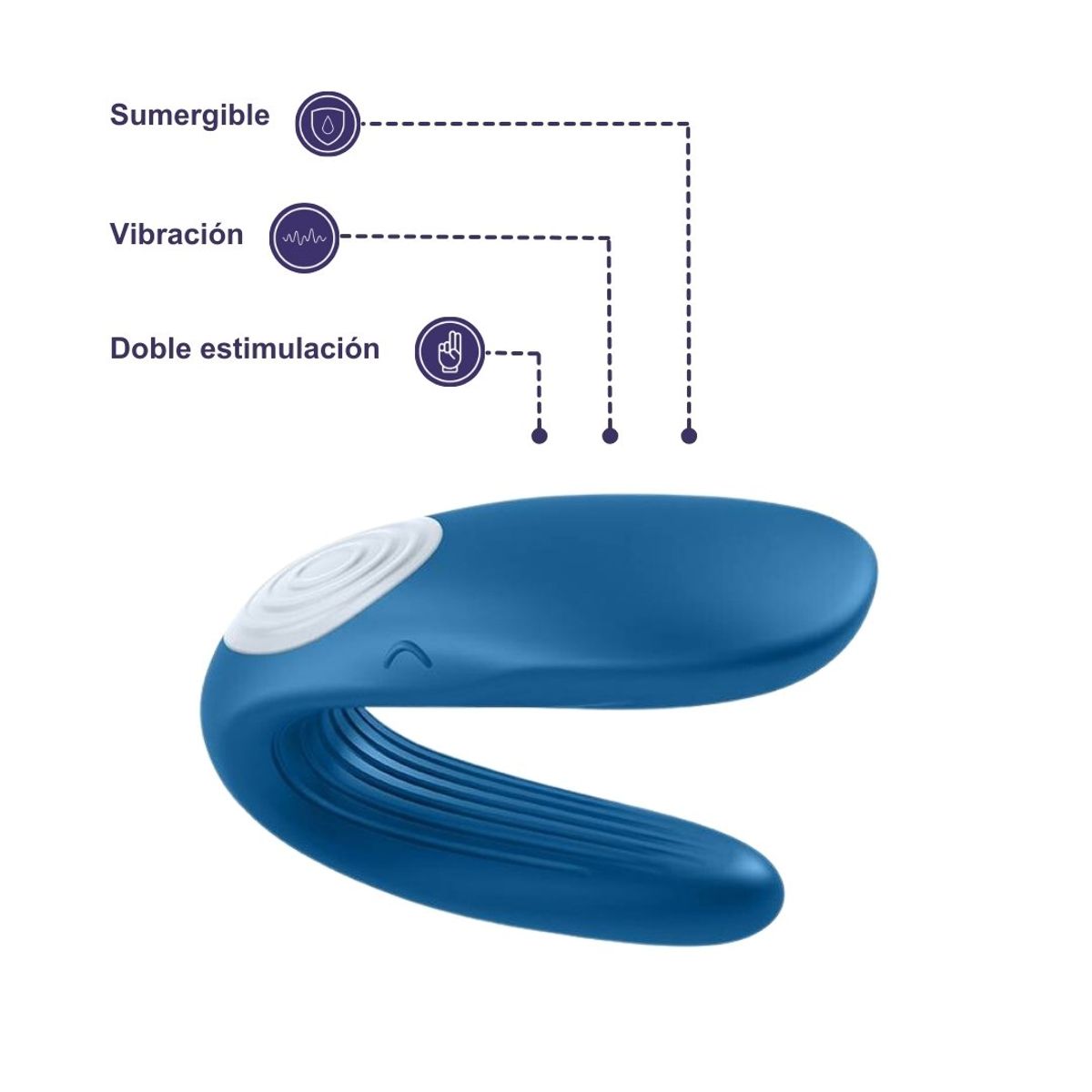 SATISFYER - Satisfyer Double Whale Vibrador Pinza
