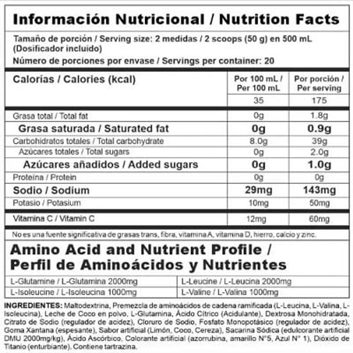 ELITE - Mega Carbs LIMONADA DE COCO