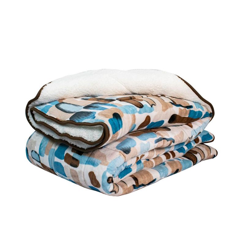 REALTEX - Cobija Flannel Borrego Real Tex Masmelos