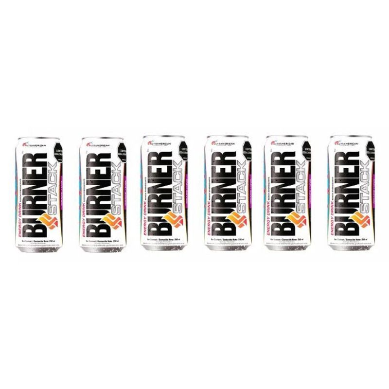 MEGAPLEX - BURNER STACK ENERGY DRINK X6 UNIDADES
