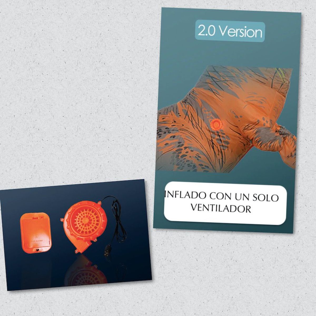 GENERICO - Disfraz Inflable Dinosaurio T Rex Super Divertido Para Adult