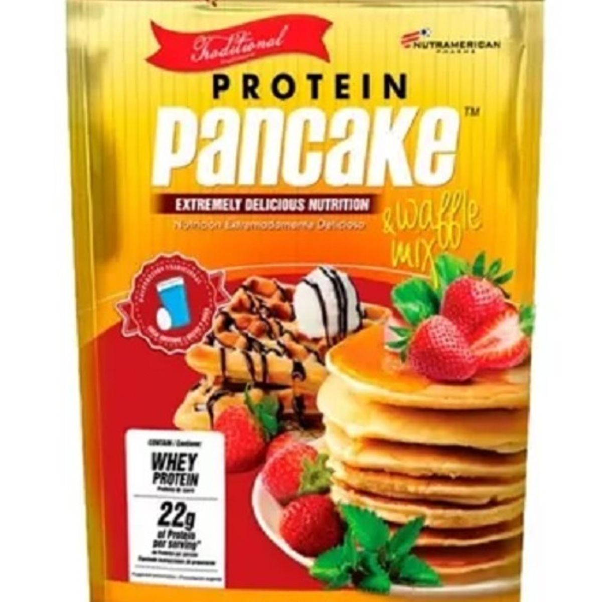 MEGAPLEX - PROTEINA PANCAKE TRADICIONAL DELICIOUS UNIDAD