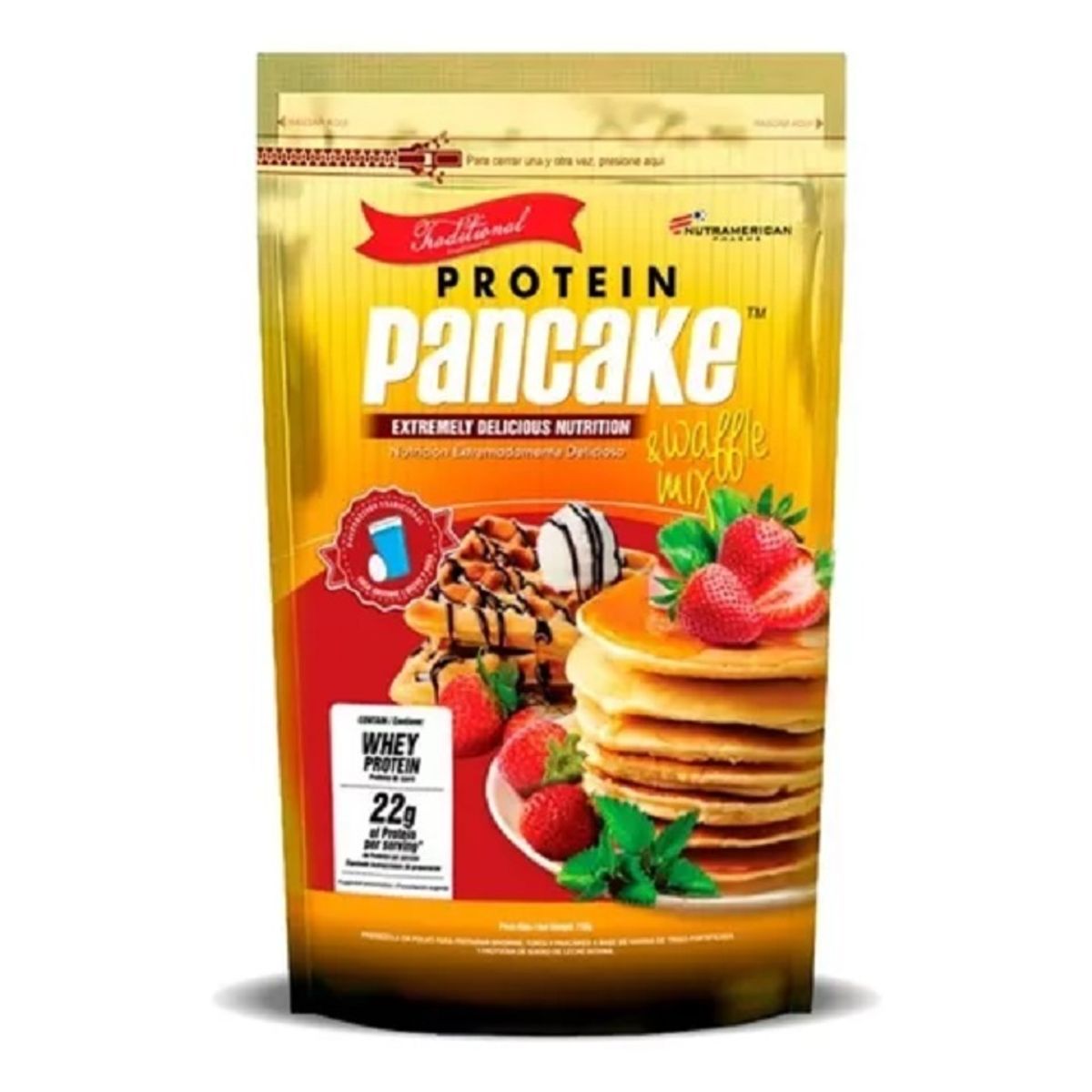 MEGAPLEX - PROTEINA PANCAKE TRADICIONAL DELICIOUS UNIDAD