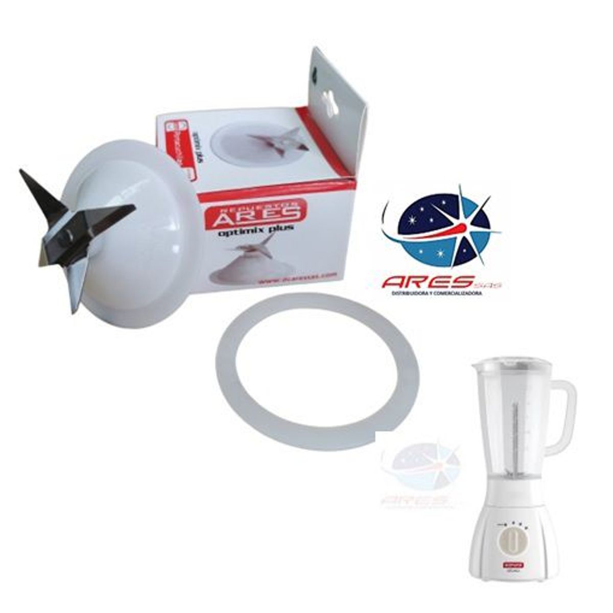 ARES - Cuchilla Para Licuadora Samurai Optimix