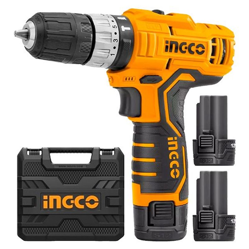 INGCO - TALADRO ATORNILLADOR PERCUTOR INALÁMBRICO UCIDLI1232 INGCO