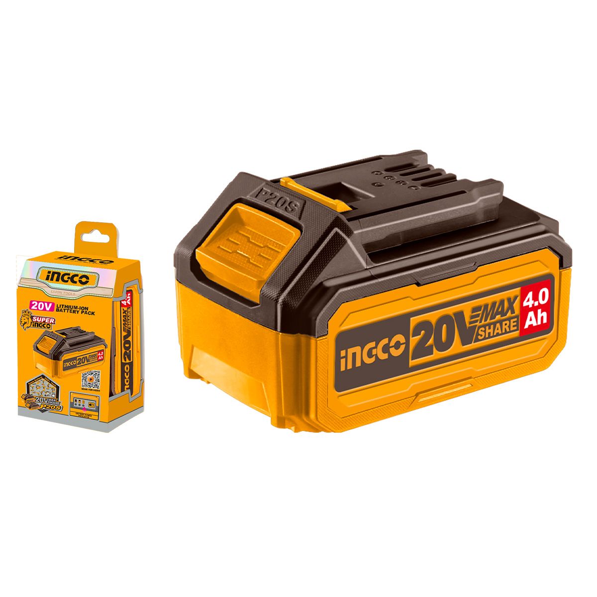 INGCO - BATERÍA DE LITIO 4AH 20V FBLI2002 INGCO