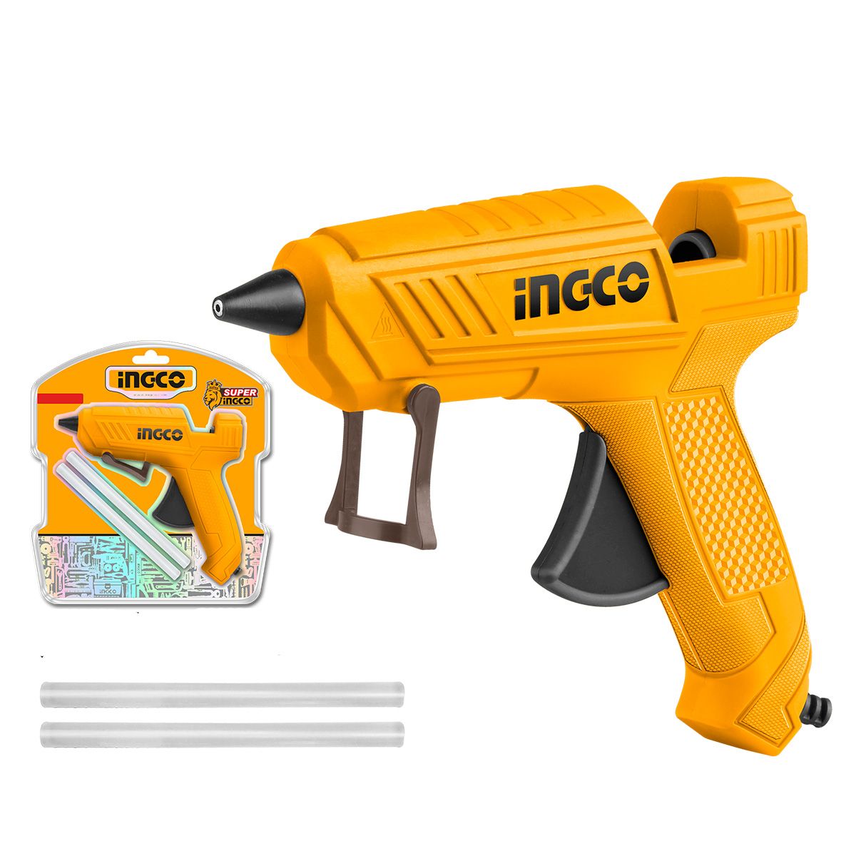 INGCO - MAQUINA PARA SILICONA + 2 BARRAS DE SILICONA UGG148 INGCO