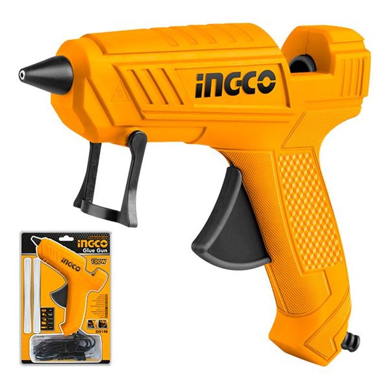 INGCO - MAQUINA PARA SILICONA + 2 BARRAS DE SILICONA UGG148 INGCO