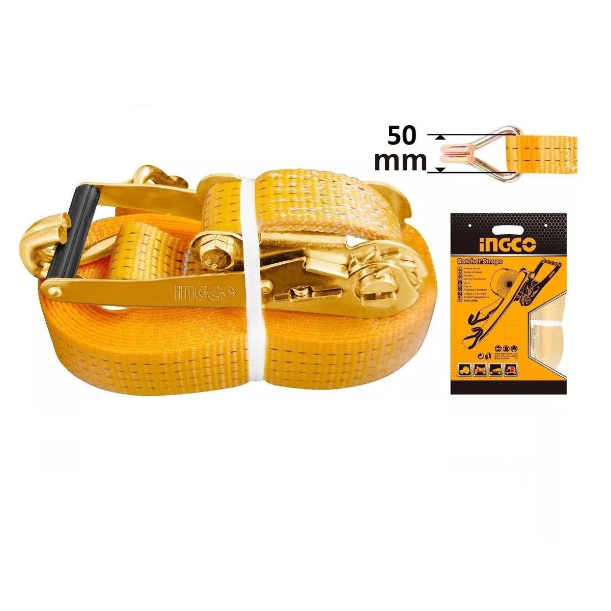 INGCO - REATA CARGA 2'' X 10 METROS 5 TONELADAS HRSP5101 INGCO