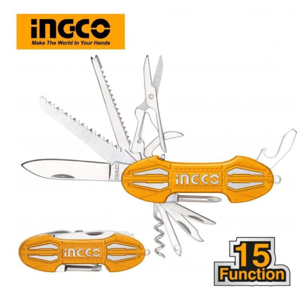 INGCO - Navaja Multifunciones 15f Hmfk8158 Ingco
