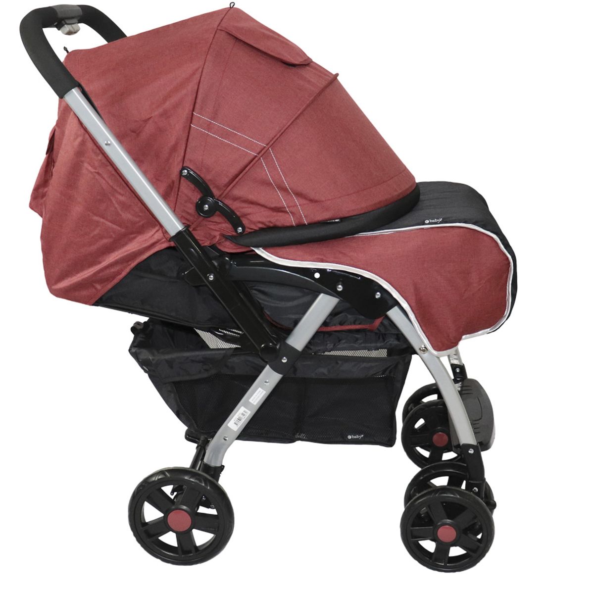 EBABY - Coche de paseo ROSSI ROJO EB1130