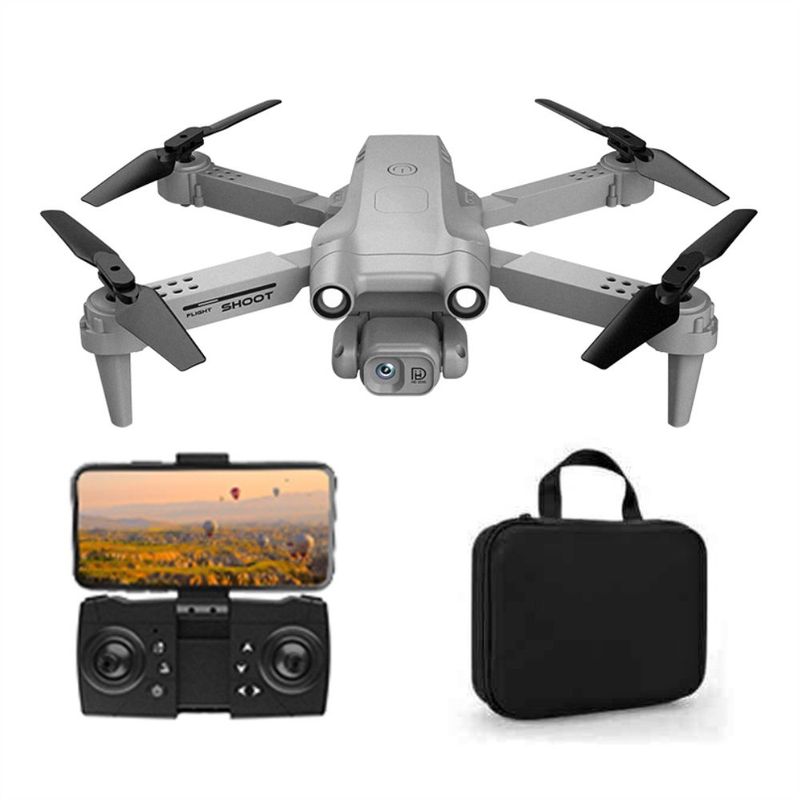 GENERICO - Drone Wifi Con Cámara Doble Estuche F195 Estabilizador Vuelo
