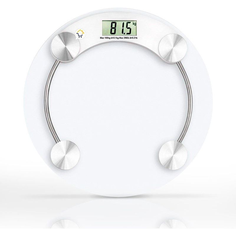 COMPRALOENCASA COM - Balanza redonda portátil baño báscula digital pesa 180 kg gy6991
